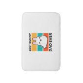 Beste Bunny Dad Ooit Konijn schattig konijn Badmat (Voorkant Verticaal)