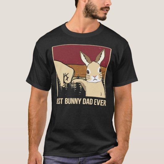  beste Bunny Pap Ooit Fathers Day Gift Class T-shirt (Voorkant)