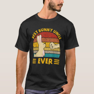Beste Bunny Uncle Ooit Schattige Konijn Trots Fami T-shirt