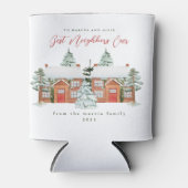 Beste buren ooit geïllustreerd Kerstmis Blikjeskoeler (Voorkant)