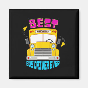 Beste buschauffeur ooit Schattig schoolvervoer St Magneet