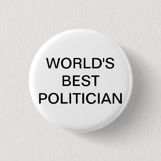 Beste Button voor politiek (Voorkant)