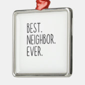 beste buurman ooit metalen ornament (Links)