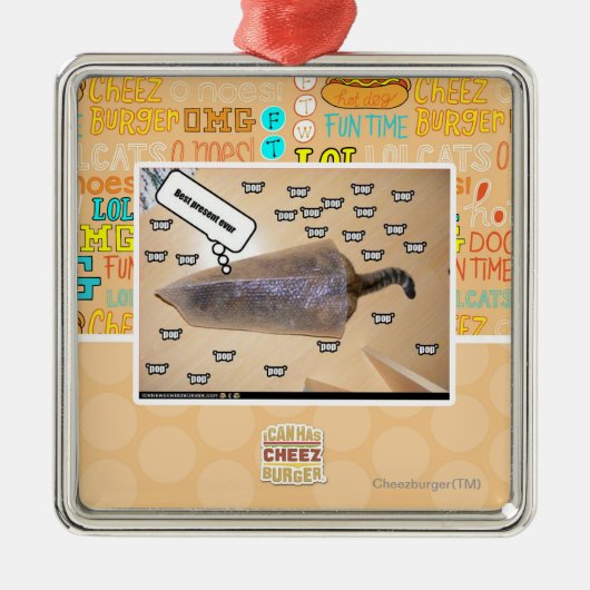 Beste cadeau evur metalen ornament (Voorkant)