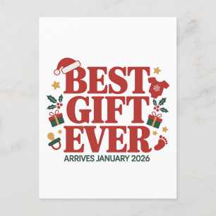 Beste cadeau komt in januari 2026 met kerstpaar feestdagenkaart