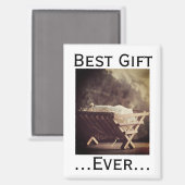 Beste cadeau ooit Jezus Magneet (Voorkant / Achterkant)