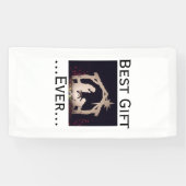 Beste cadeau ooit kerstverhaal spandoek (Horizontaal)