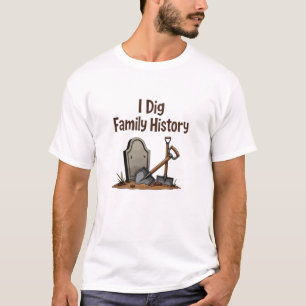 Beste cadeau voor genealogie liefhebbers t-shirt