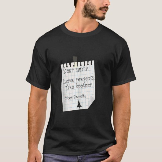 Beste Cadeaus met kerstverlof nemen Broeder favori T-shirt (Voorkant)