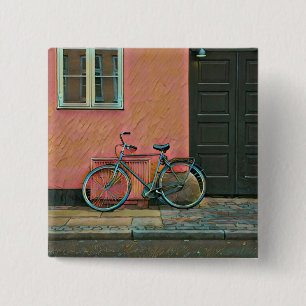 Beste cadeaus voor fietsers vierkante button 5,1 cm