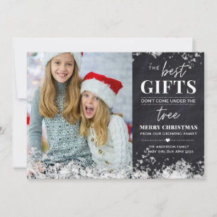 Beste Cadeaus Zwangerschapsaankondiging Kerstkaart