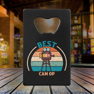 Beste Cam Op Retro - Camera Team Gift Kredietkaart Flessenopener