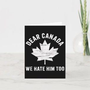 Beste Canada Anti Trump Politiek Protest We Hate H Kaart