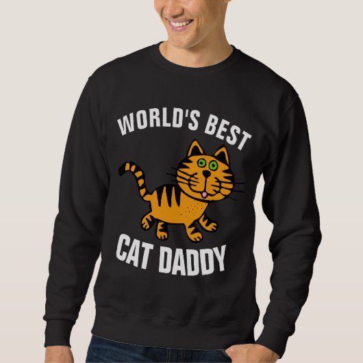BESTE CAT (DAD) DADDY-T-shirts ter wereld Trui (Voorkant)
