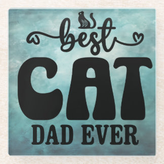 Beste Cat Dad Onderzetter