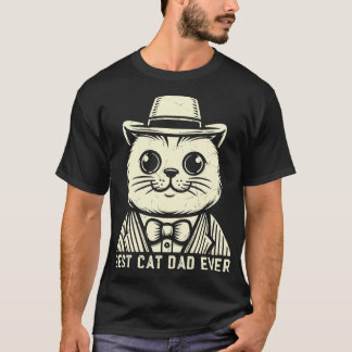 Beste Cat Dad Ooit Cat Design T-shirt