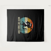 BESTE CAT DAD OOIT RETRO WANDKLEED (Voorkant (horizontaal))