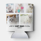 Beste Cat Dad Pet Foto Blikjeskoeler (Achterkant)