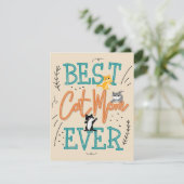 Beste Cat Mom Moederdag Kaart (Staand voorkant)