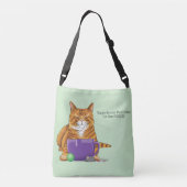 Beste Cat Mum Moederdag Crossbody Tas (Achterkant)