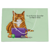 Beste Cat Mum Moederdag Groot Cadeauzakje (Voorkant)