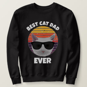 BESTE CAT PAPA OOIT  RETRO CIRCLE T-shirts