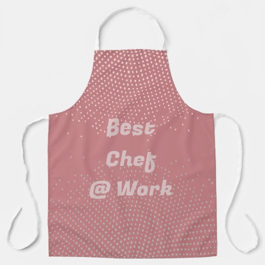 Beste chef-kok op het werk schort (Voorkant)
