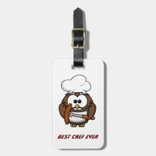 Beste Chef ooit Bagagelabel