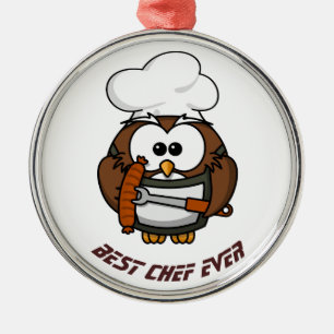 Beste Chef ooit Metalen Ornament