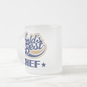 Beste Chef over werelden Matglas Koffiemok (Voorkant links)