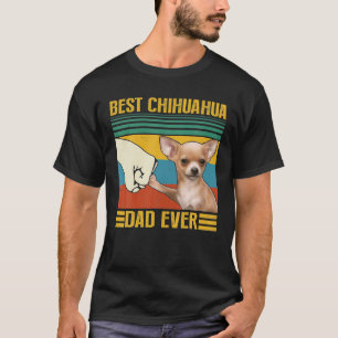  beste Chihuahua papa ooit geweldig voor papa T-shirt