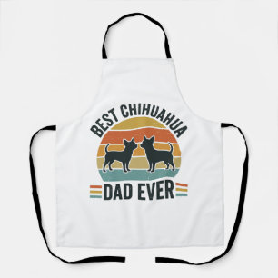 Beste Chihuahua-vader ooit vintage hondenliefhebbe Schort