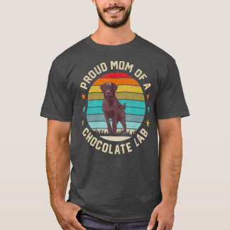 Beste Chocolade Lab Moeder Hondenliefhebber Bruin  T-shirt