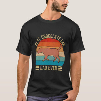 Beste Chocolade Lab vader ooit Labrador Retriever T-shirt
