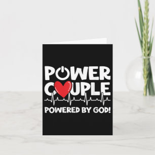 Beste Christelijke paar Matching Valentijnsdag T-s Kaart