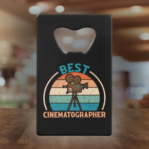 Beste Cinematographer Retro - Film Crew Gift Kredietkaart Flessenopener