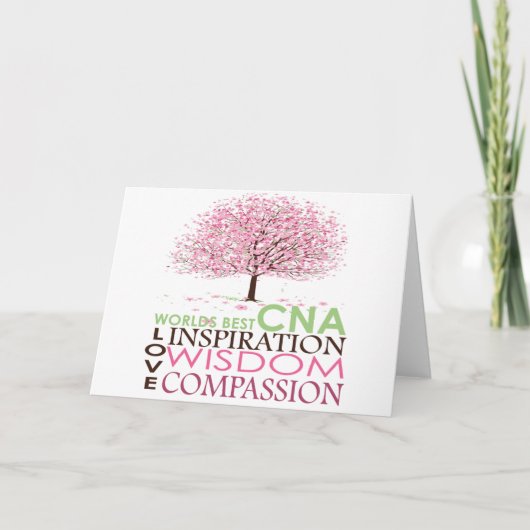 Beste CNA-cadeaus ter wereld Kaart (Voorkant)
