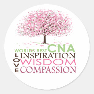 Beste CNA-cadeaus ter wereld Ronde Sticker