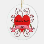 Beste CNA ter wereld Keramisch Ornament (Links)