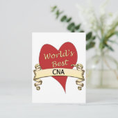 Beste CNA van de werelden Briefkaart (Staand voorkant)