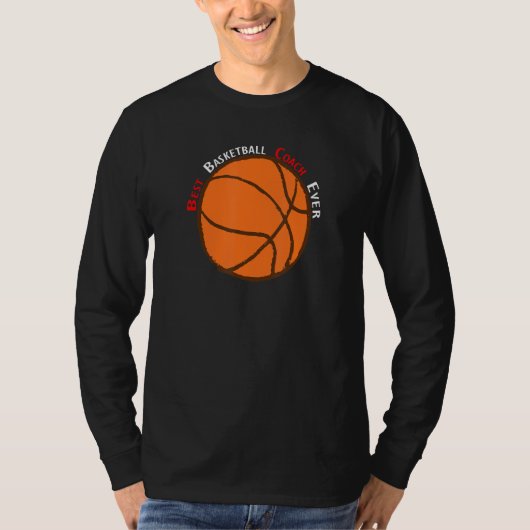 Beste coach Basketball ooit Design Cool for Coach  T-shirt (Voorkant)