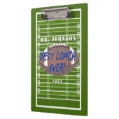 Beste coach Ever Football Klembord (Links)