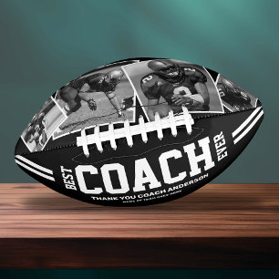 “Beste Coach Ooit” 4-foto teamcollage American Football