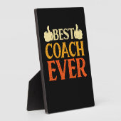 Beste coach ooit cadeau voor sportcoach fotoplaat (Zijkant)