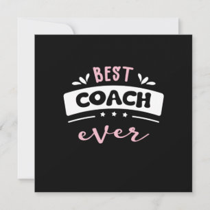 Beste coach ooit Cadeauidee Kaart