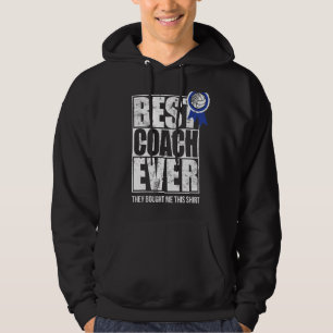 Beste coach ooit en ja ze kochten me deze wolk hoodie