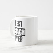 Beste coach ooit koffiemok (Voorkant links)