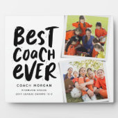 Beste coach ooit twee fototeam bedankt u fotoplaat (Voorkant)