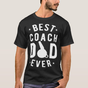 Beste coach papa altijd fluiten coach papa t-shirt