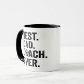 Beste Coach Papa Ooit Vaderdag Voetbal Sport Cadea Mok (Voorkant links)